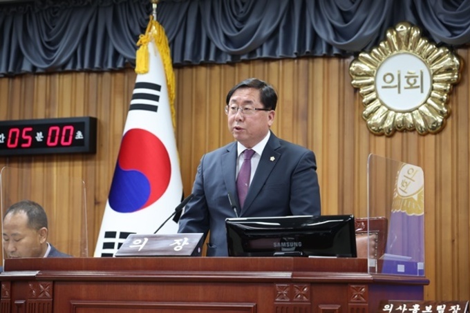 울진군의회 임시회 개회··· 제1회 추경·조례안 등 심의