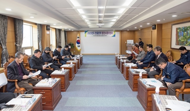 한울원자력본부는 22일 본부 에너지팜에서 ‘2023년 제1차 한울본부 원전소통위원회 정기회의’를 개최했다. (사진=한울원자력본부)